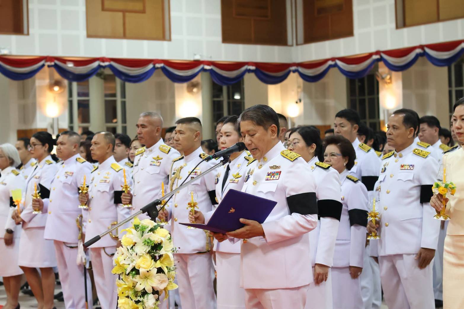 title - ส.ป.ก.จันทบุรี ร่วมพิธีถวายเครื่องราชสักการะและวางพานพุ่ม และพิธีจุดเทียนถวายพระพรชัยมงคล ในวันเฉลิมพระเกียรติพระบาทสมเด็จพระเจ้าอยู่หัว เนื่องในโอกาสวันเฉลิมพระชนมพรรษา 28 กรกฎาคม 2569 